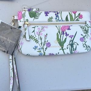 Garden floral Molie Tech Wristlet